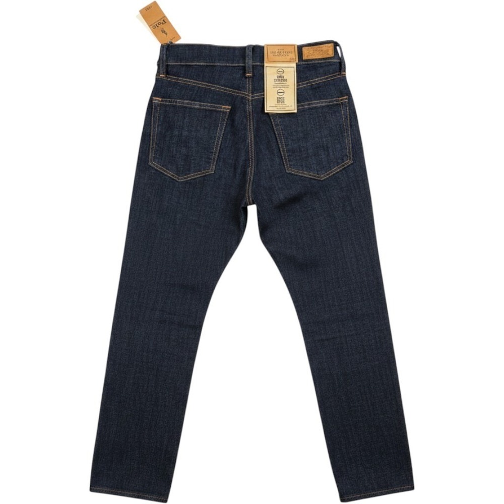 Polo Ralph Lauren Womens High Rise Skinny Jeans Indigo Blue Stretch Denim 26 NEW